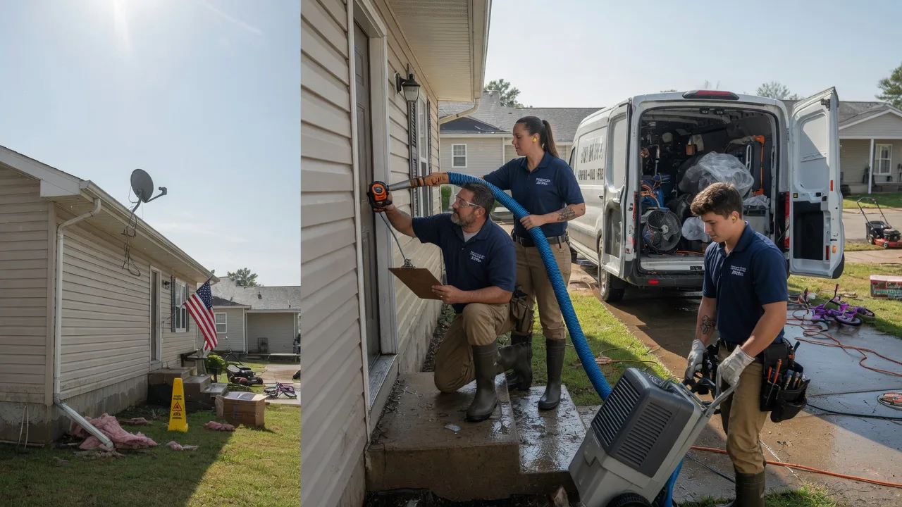 Ceiling Water Damage Restoration in Buckland, OH near me